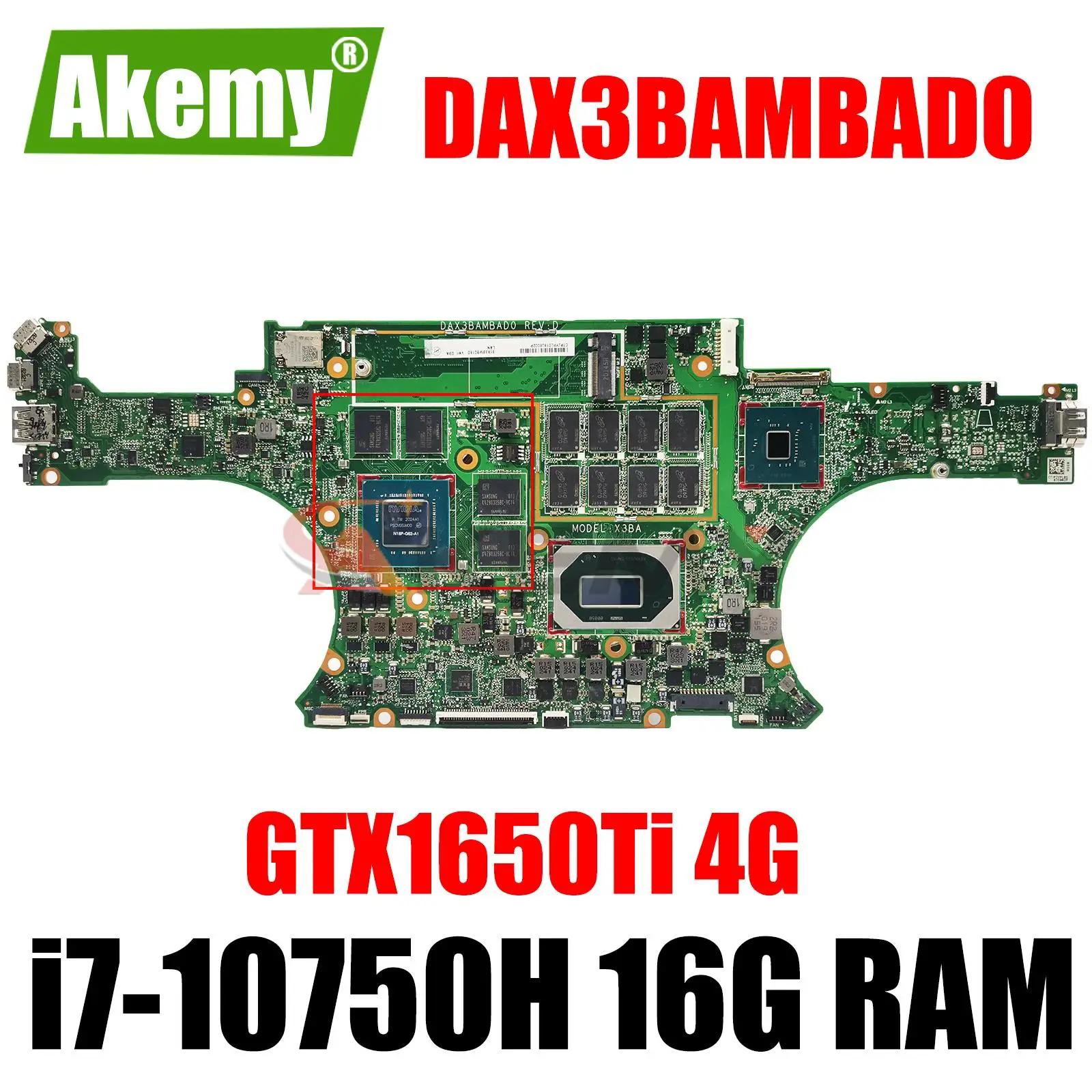 L95648-601 L95648-001 M04100-601, DAX3BAMBAD0, HP Spectre X360 15-EB  i7-10750H, 8G, 16G RAM, GTX1650Ti, 4G